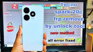 Tecno Spark 20C (BG7) FRP Bypass | Pattern Unlock Free 2025 | UnlockTool Meta Mode New Method