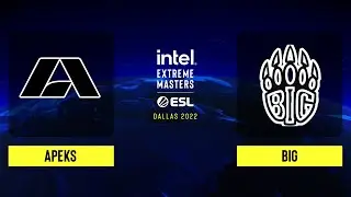 Apeks vs. BIG - Map 1 [Mirage] - IEM Dallas 2022 Europe - Closed Qualifier
