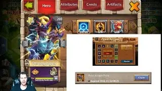 MY FIRST DemoGorGoN Rolled INSANE Account 28 Double Evolved Heroes Castle Clash