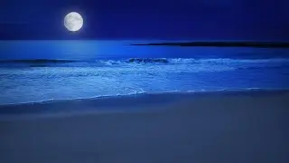 10 Hours of Relaxing Night Beach Ambience