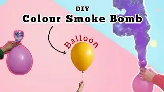 How to make Holi Colour Smoke bomb at home | DIY Holi special balloon craft | Easy Holi Craft ideas