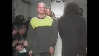 Jaye Muller modelling at a Fashion Show, New York City, Scott French 1996
