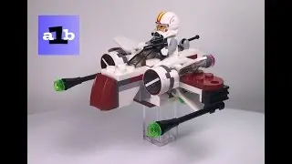 LEGO STAR WARS 75072 ARC-170 Starfighter, Microfighter Series 2 Time Lapse Build
