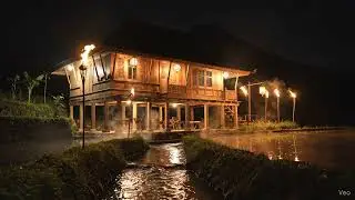 Indonesian Night Scene - Serene Night for Deep Sleeping