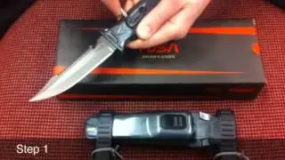 Dis-Assembly Instructions for the Tusa X-Pert 2 Titanium Knife (FK-940)