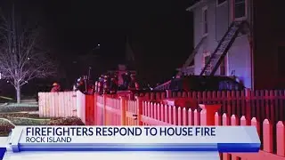 Firefighters respond to Rock Island house fire Monday night