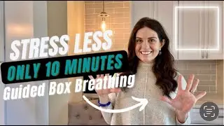 Guided Breathing | Slow Box Breathing | 4 Counts | 10 Minutes | Decrease Stress & Anxiety