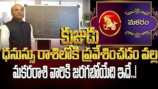 కుజుడు ధనుస్సు రాశిలోకి ప్రవేశించడం వల్ల మకర రాశి వారు తీసుకోవలసిన జాగ్రత్తలు | Md Dawood Astrologer