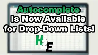 Autocomplete Is Now Available on Excel's Drop-Down Lists