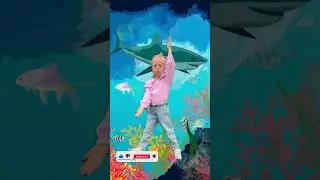 COOL EVA ТАНЦУЕТ ПОД BABY SHARK! #funny #babygirl #fyp #cooleva #babyshark