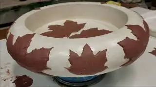 Mold making/ Making  monster clay leaves for projects.
