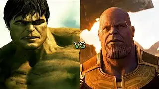 Hulk vs Thanos vs Red Hulk vs Darkside ( Venom, Doomsday, Stephen Wolf, Superman)