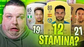 Using a NO STAMINA team in FIFA 20 Fut Champs...