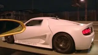 RARE Rossion Q1R Carbon vs Lambo on the STREET