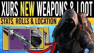 Destiny 2: NEW XUR WEAPONS & SPLICER ARMOR! 3rd February Xur Inventory | Exotics, Weapons, Location