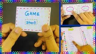 ❤️🥳Easy Paper Game🕹️ COMMENT Down which Heart 💓 U got !! Games #papergames #papercraft #papergame