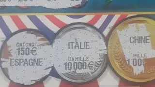 #GRATTAGE #fdj5ticket  aller-le-belu-l'equipe de france  belle