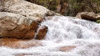 10 Hours of Flowing Water Over Rocks Natural Stream Sounds for Deep Sleep and Relaxation.