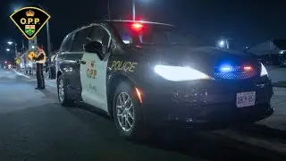 ⁴ᴷ Полиция провинции Онтарио: Chrysler Grand Caravan &mdash; Текумсе, Онтарио &mdash; 21 ноября 2025 г.
