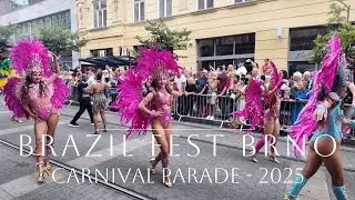 Brasil Fest Brno 2025 - Carnival Parade #brnolife  #brno  #carnivalparade  #brazilculture #brnocity