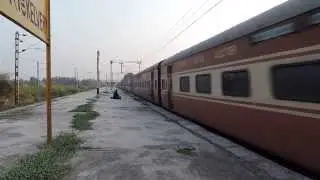 High Speed Diesel Engine Train in Action On Indian Railways