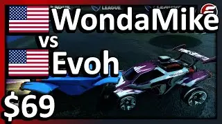 WondaMike vs Evoh | $69 Rocket League 1v1