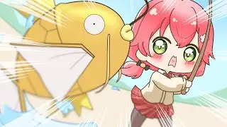 Miko Finally Catches a Golden Magikarp and Loses Her Mind [Animation Hololive/SakuraMiko]