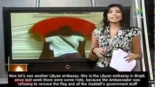 Reactions in Libyan embassies around the world