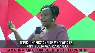TOPIC: UNDERSTANDING WHO YOU ARE