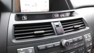 Honda Crosstour - Climate Control 