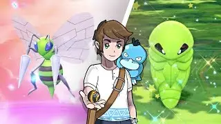 Live Shiny Kakuna/Beedrill After A 300 Catch Combo - Pokemon Let's Go Eevee