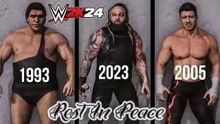 TOP 20 Wrestlers Who Have Died in WWE 2K24 !!!