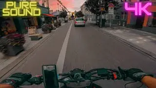 Relaxing City Ride in Germany▫️YAMAHA MT07 AKRAPOVIC