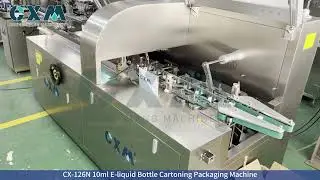 How to Automatically Carton 10ml E-liquid Bottles with High Efficiency?