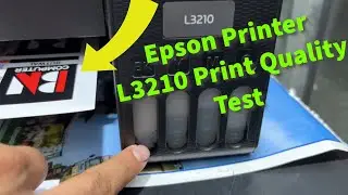 Epson L3210 Printer Print Quality Test