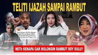 Teliti Ijazah sampi Rambut Jokowi, Tifa Malah Komentari Rambut Rontok 😱 Neti: Rambut Roy❓ 😂