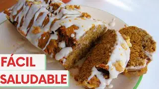 La MEJOR TORTA de ZANAHORIA SALUDABLE y FÁCIL! (con opción sin azúcar sin gluten vegana)