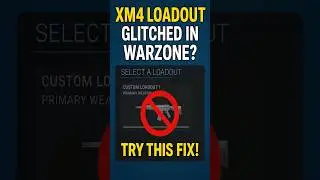 Creating a New Loadout in Warzone? Still Getting a Base XM4? Here&rsquo;s the Fix  #XM4Bug #Warzone #COD