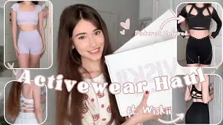 Cute Workout / Gym Activewear Fashion Try- On Haul 🎀 Ft. WISKII ACTIVE