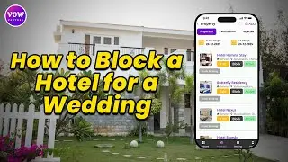 How to Fully Block a Hotel for Wedding Booking?- Vow Partner App Guide