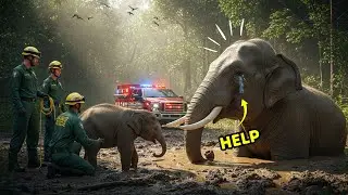 Rescue Animal - Brave Elephant Calf Leads Farmer to Mother's Incredible Rescue