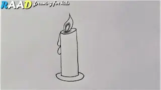 Easy Candel Drawing | Mombati Drawing | Pencil Art for beginners