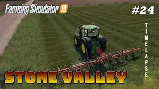 Subsoiling, Seeding Oats & Grassworks | FS19 Timelapse | Stone Valley X2