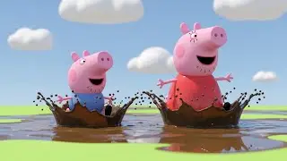 Peppa Pig Lost Her Boots in Muddy Town | Kids Songs & Nursery Rhymes