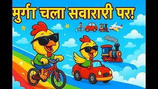 Is Riding A Chicken REALLY Safer for Kids Than Riding A Bike 🐔 | मुर्गा चला सवारी पर