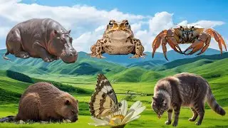 The Special Beauty of Animals - Horse, Sheep, Turkey, Hamster, Cat, Giraffe, Koala | Animal sounds