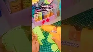 DIY Jewelry Box organizer #trending #diy #youtubeshorts #like #share #viral #shorts #craft #art