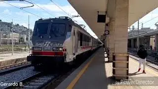Stazione di Salerno: treni intercity e merci
