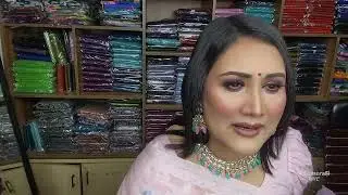 নতুন হাফ সিল্ক জামদানি শাড়ির লাইভ ২০২৬| Halfsilk Jamdani Saree 2026 | Rong Polli - রঙ পল্লী