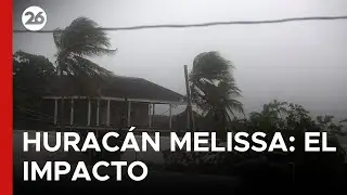 🇯🇲 AHORA - JAMAICA | Avanza el huracán Melissa con ráfagas extremas